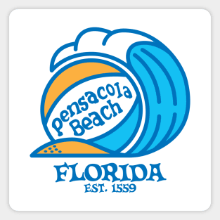 Pensacola Beach Wave (Full Color) Magnet